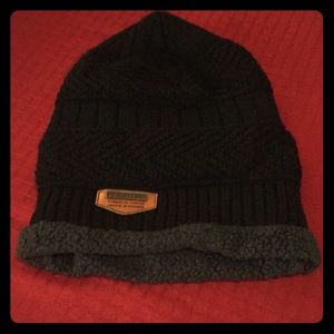 Cable knit beanie